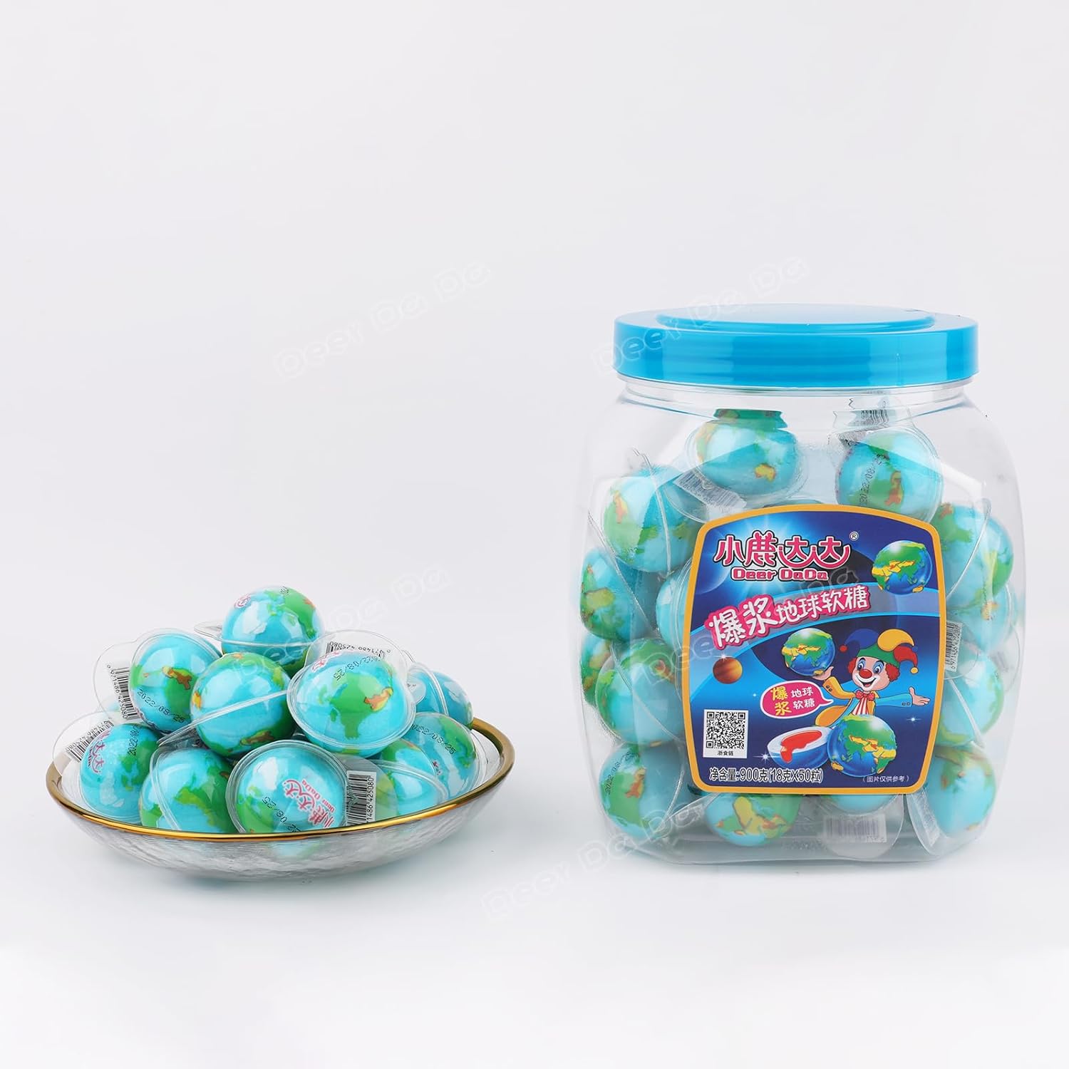 Gummy Candy 50-piece Set 18g*50 pieces Candy Set Popular on YouTube and Instagram Chewing sound Individually wrapped Commercial use Popular Gift Birthday gift Festival Made in China