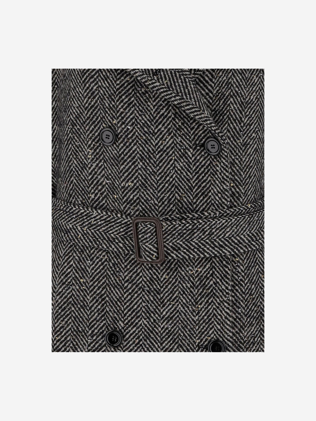 Tagliatore Tagliatoreウールブレンド二重胸部コート - Image 7