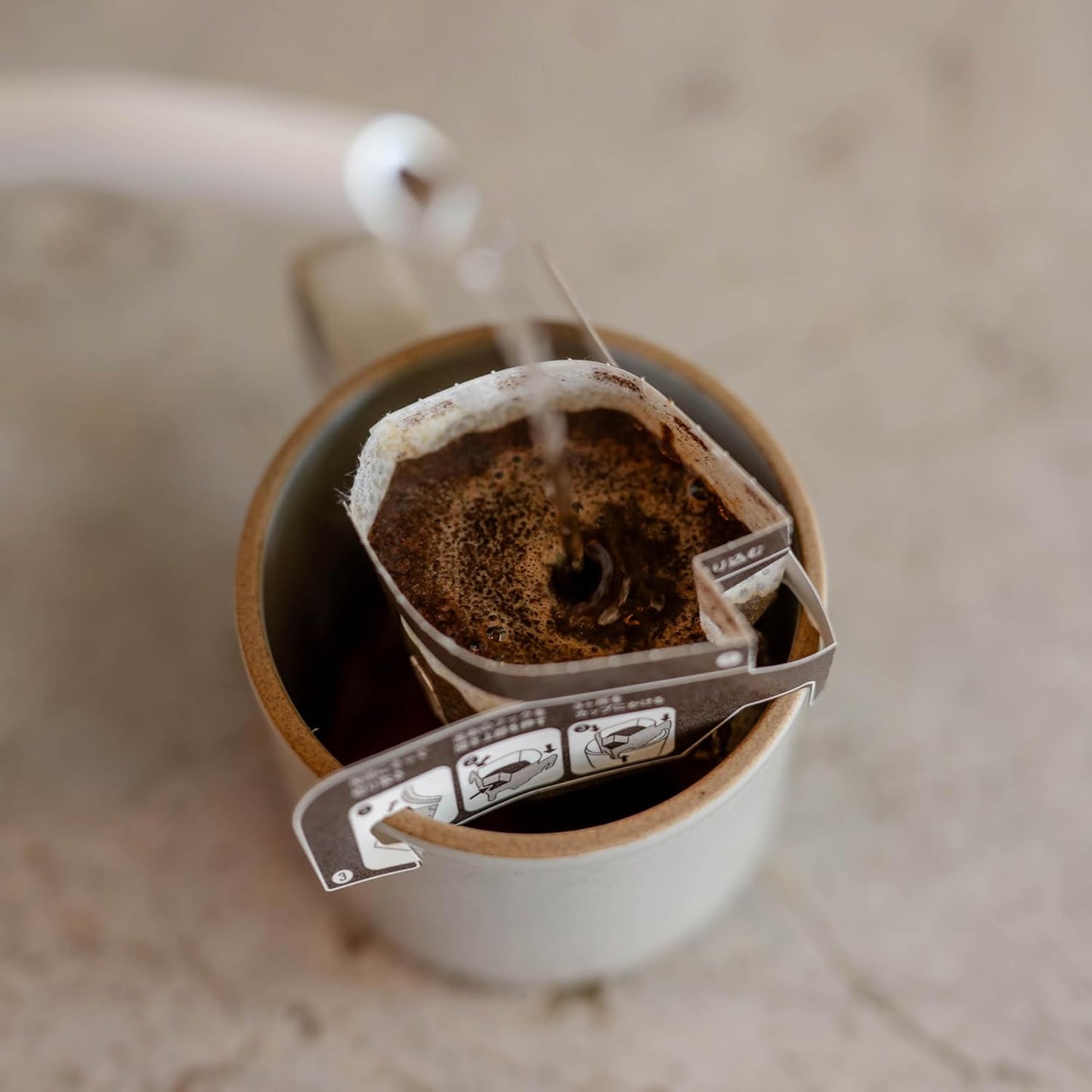 Tokyo Coffee Original Organic Drip Coffee, Regular Coffee, Drip Pack, 5 Bags, Petite Gift