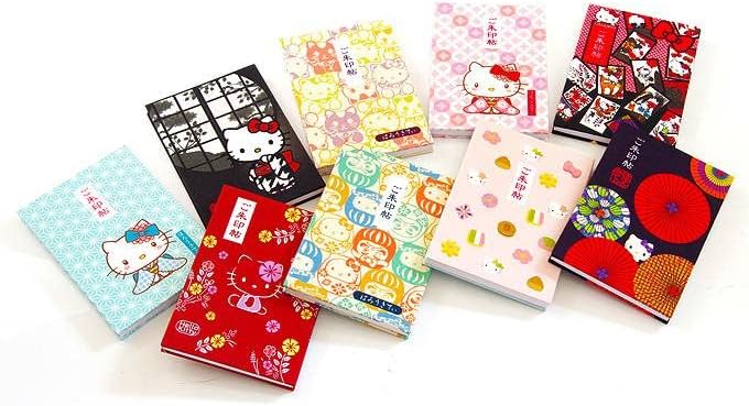 ハローキティ御朱印帳【番傘】 蛇腹タイプ