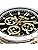 Seiko SBTR015 Men's 1/5 Second Chronograph Quartz Wristwatch, Black x Gold, Black x Gold SBTR015, Chronograph with 3 sides and 60 minutes