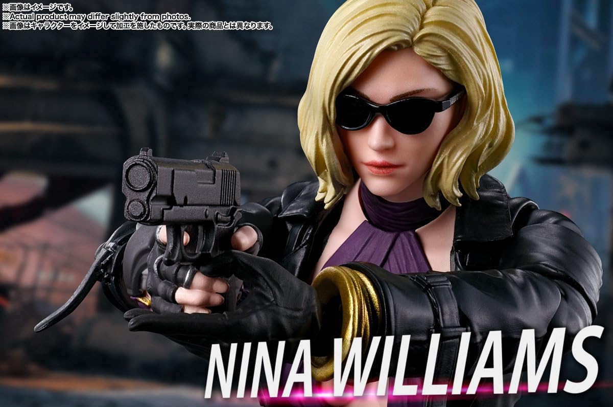 BANDAI SPIRITS S.H. Figuarts TEKKEN 8 Nina Williams Approx. 5.9 inches (150 mm), PVC & ABS, Pre-painted Action Figure