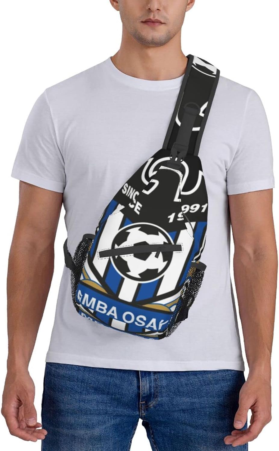Gamba Osaka Shoulder Bag, Large Capacity, Shoulder Bag, Crossbody Bag, Mountain Climbing, Outings, School, Events, Anime, Moe Goods, Multifunctional, Lightweight, Unisex, Gift, Sports, School Bag,