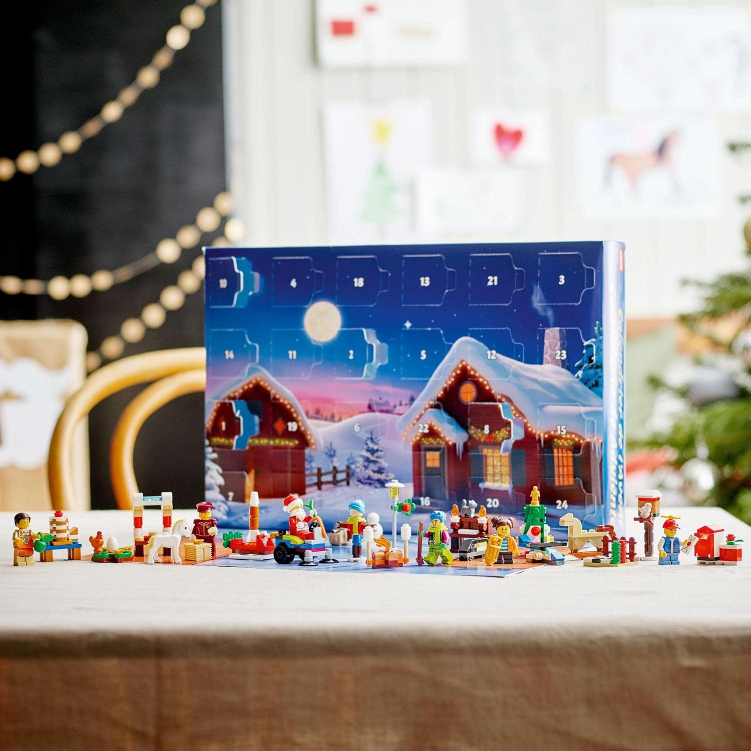 LEGO City Advent Calendar 60352 Toy Blocks, Present, Holiday, Anniversary, Boys, Girls, 5 Years Old