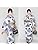 Fuuka Two-Piece Separate Yukata Set, for Women, Adult, One Size Fits Most