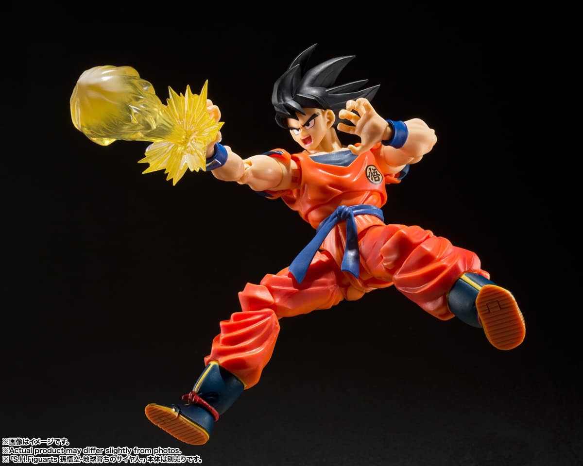 BANDAI SPIRITS S.H. Figuarts Dragon Ball Z Son Goku Effect Parts Set, Approx. 5.5 inches (140 mm), ABS & PVC Pre-painted Action Figure