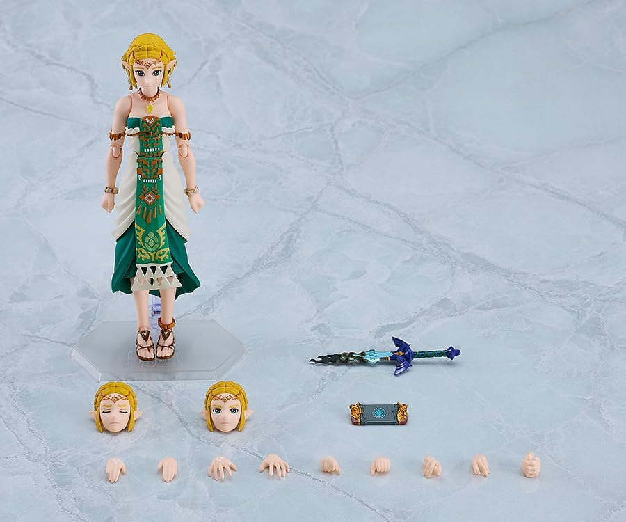 figma The Legend of Zelda Tears of the Kingdom Zelda Tears of the Kingdom Ver. Non-scale, Plastic, Pre-painted Action Figure