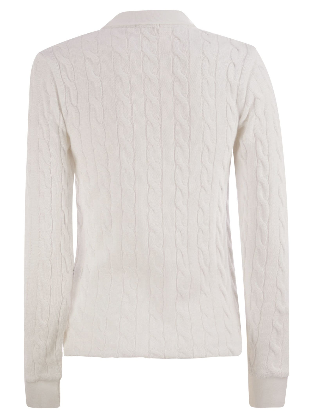 Polo ポロラルフローレン編み込みコットンポロシャツ - Image 7