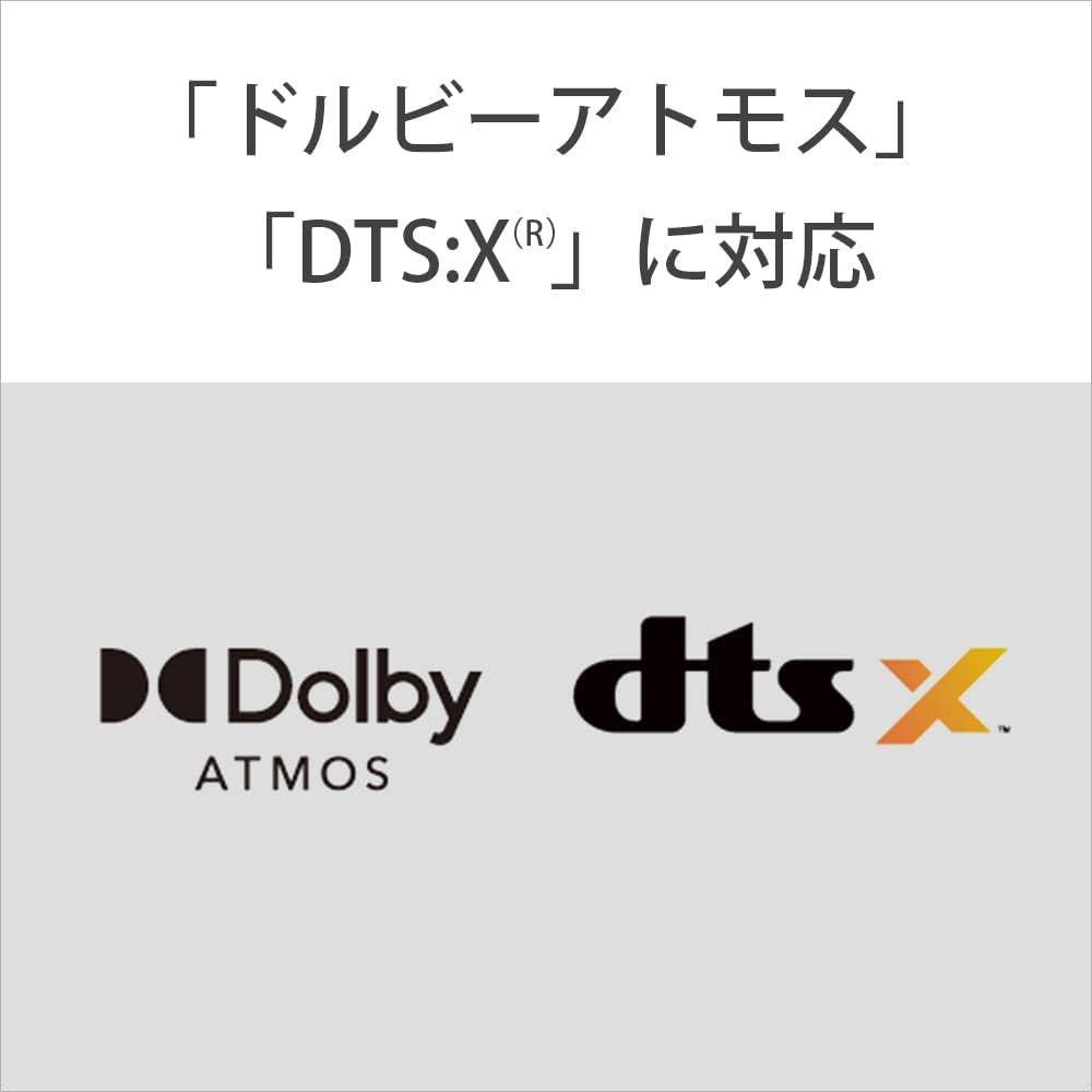 Sony Soundbar HT-A3000 [Dolby Atmos and DTS:X compatible/360 spatial sound/5 speaker units/built-in subwoofer/for TV/HDMI cable included/Bluetooth compatible]