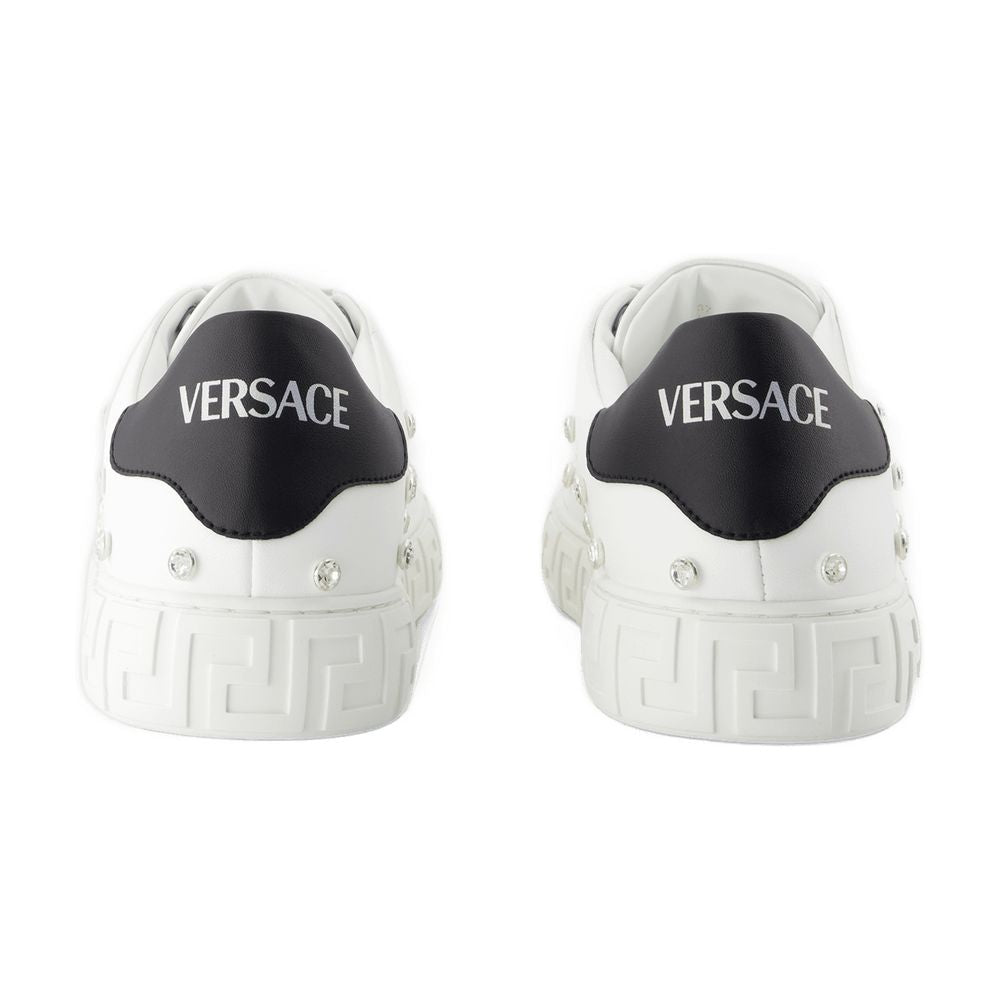 Versace スニーカーヴェルサーチレザーホワイト - Image 7