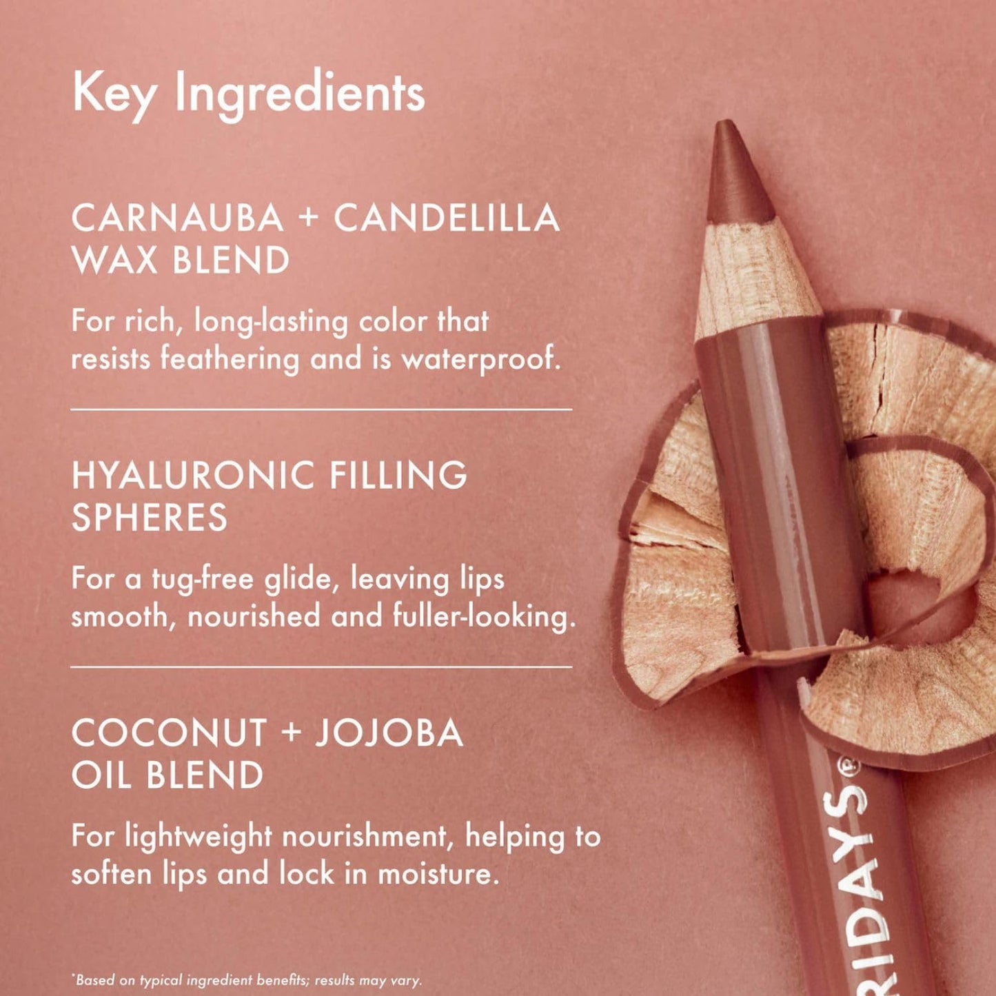 Summer Fridays SoftLine Lápiz delineador de labios, cremoso, de larga duración, mate, para definición esculpida, maquillaje infundido para cuidado de la piel con esferas de relleno hialurónico +