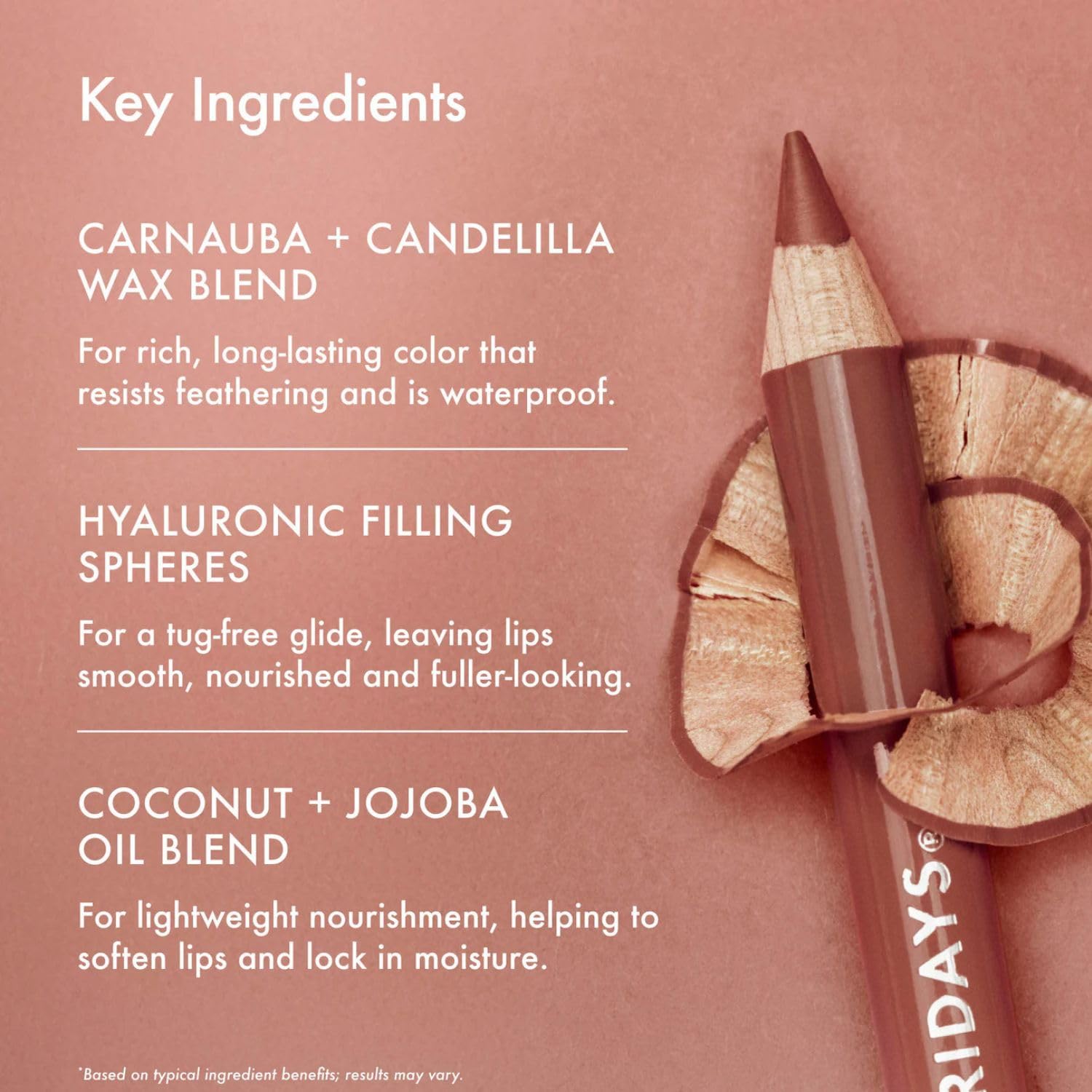 Summer Fridays SoftLine Lápiz delineador de labios, cremoso, de larga duración, mate, para definición esculpida, maquillaje infundido para cuidado de la piel con esferas de relleno hialurónico +