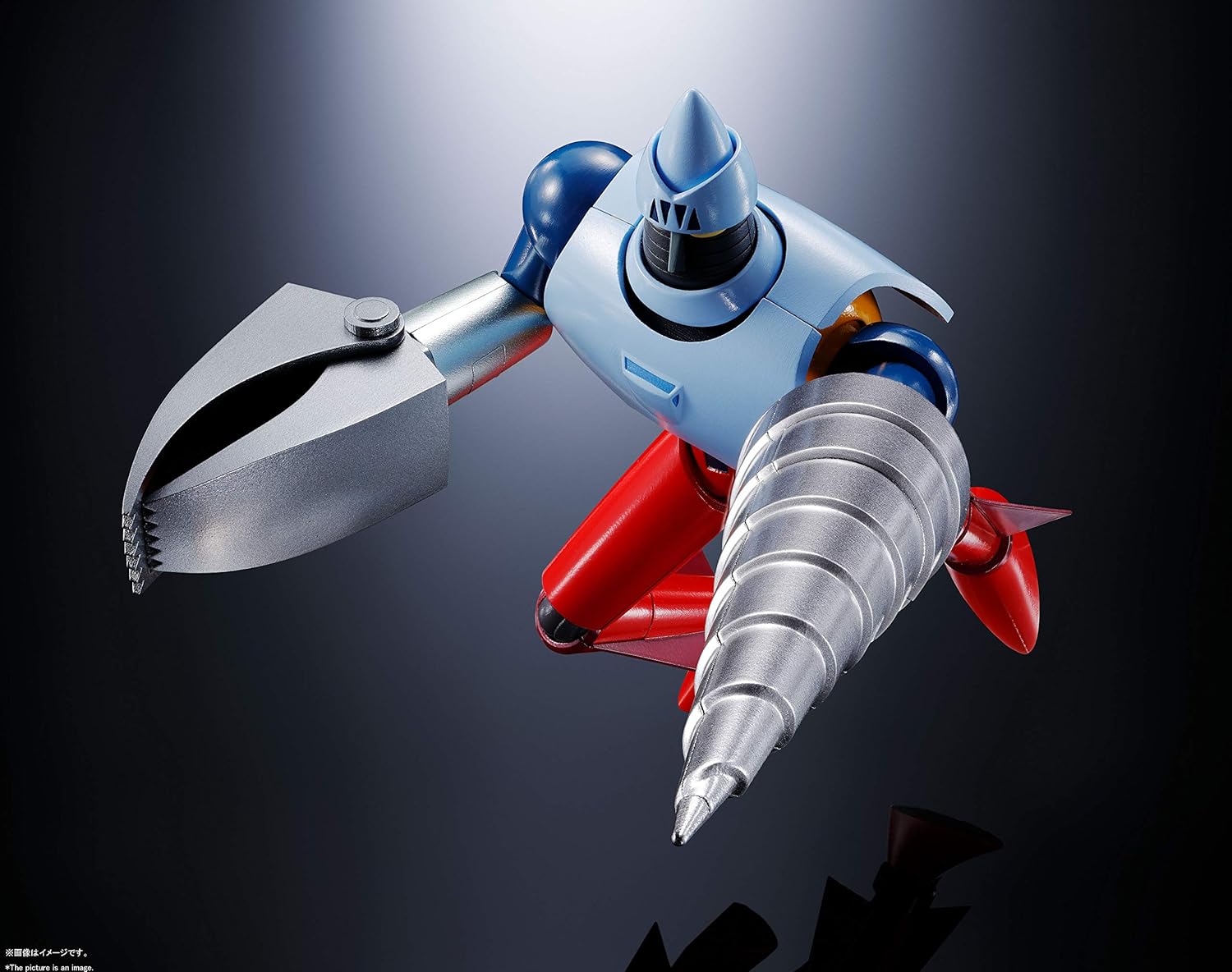 Soul of Chogokin Getter Robot GX-91 Getter 2 & 3 D.C. (Getter 2: Approx. 6.9 inches (175 mm), Getter 3: Approx. 3.5 inches (90 mm), ABS & Die Cast & PVC Pre-painted Action Figure