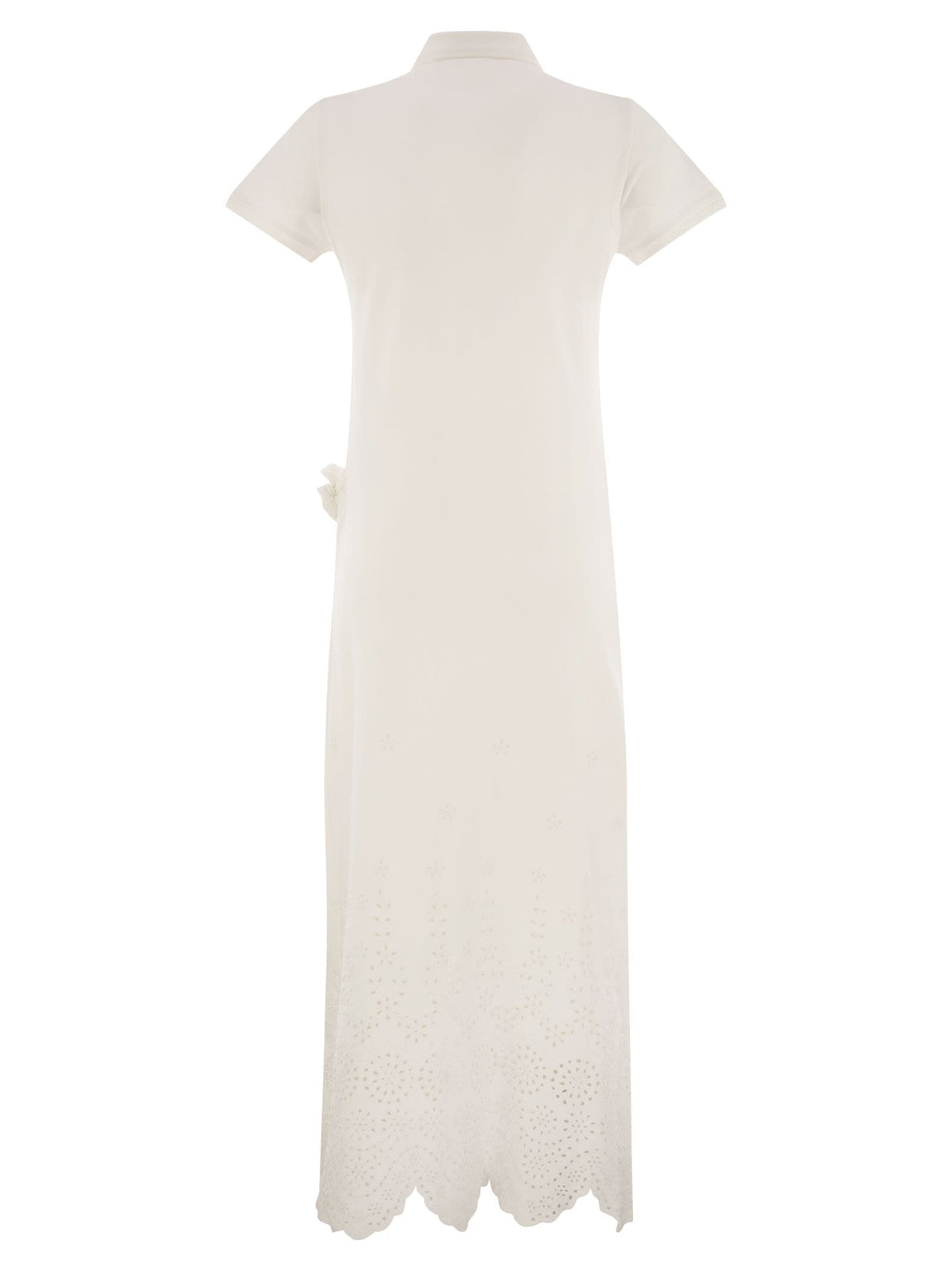 Polo ポロラルフローレンオープンワークピケポロシャツドレス - Image 7