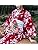 Getz Women's Yukata, Flowy Cherry Blossom, Red, Cherry Blossom Pattern, Floral Pattern, Plain Weave, Beautiful, One Size Fits Most, 2-piece Set, Sash, Yukata Set, Fireworks Festival, Summer Festival,