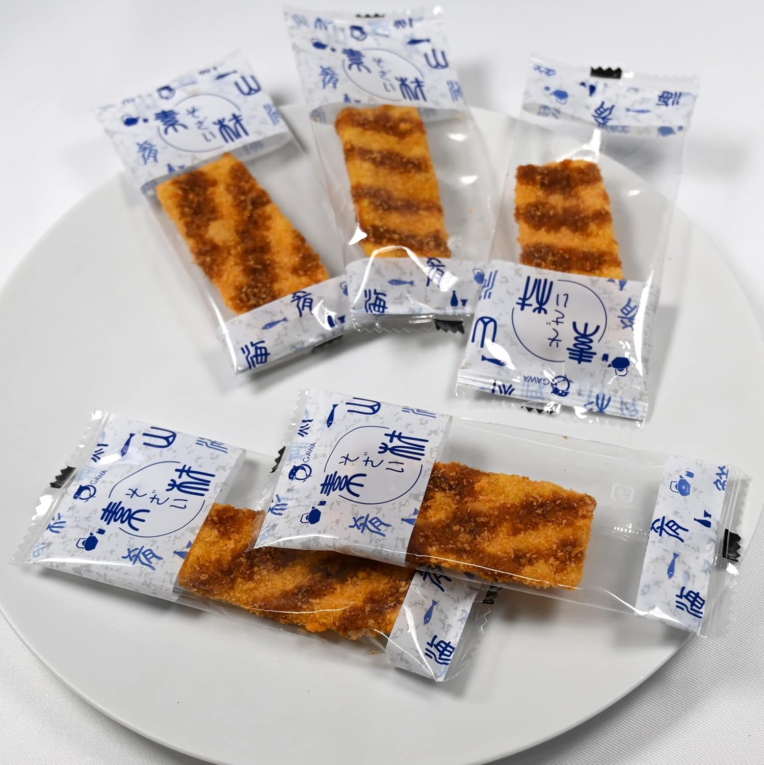 Dagashiya Sauce Katsu [Commercial Use, Large Capacity/Individual Packaging] Assorted Dagashi (Snacks, Snacks), Sennari Shokai Tsumamikura Hitokuchi Sauce Cutlet, 14.1 oz (400 g), Container