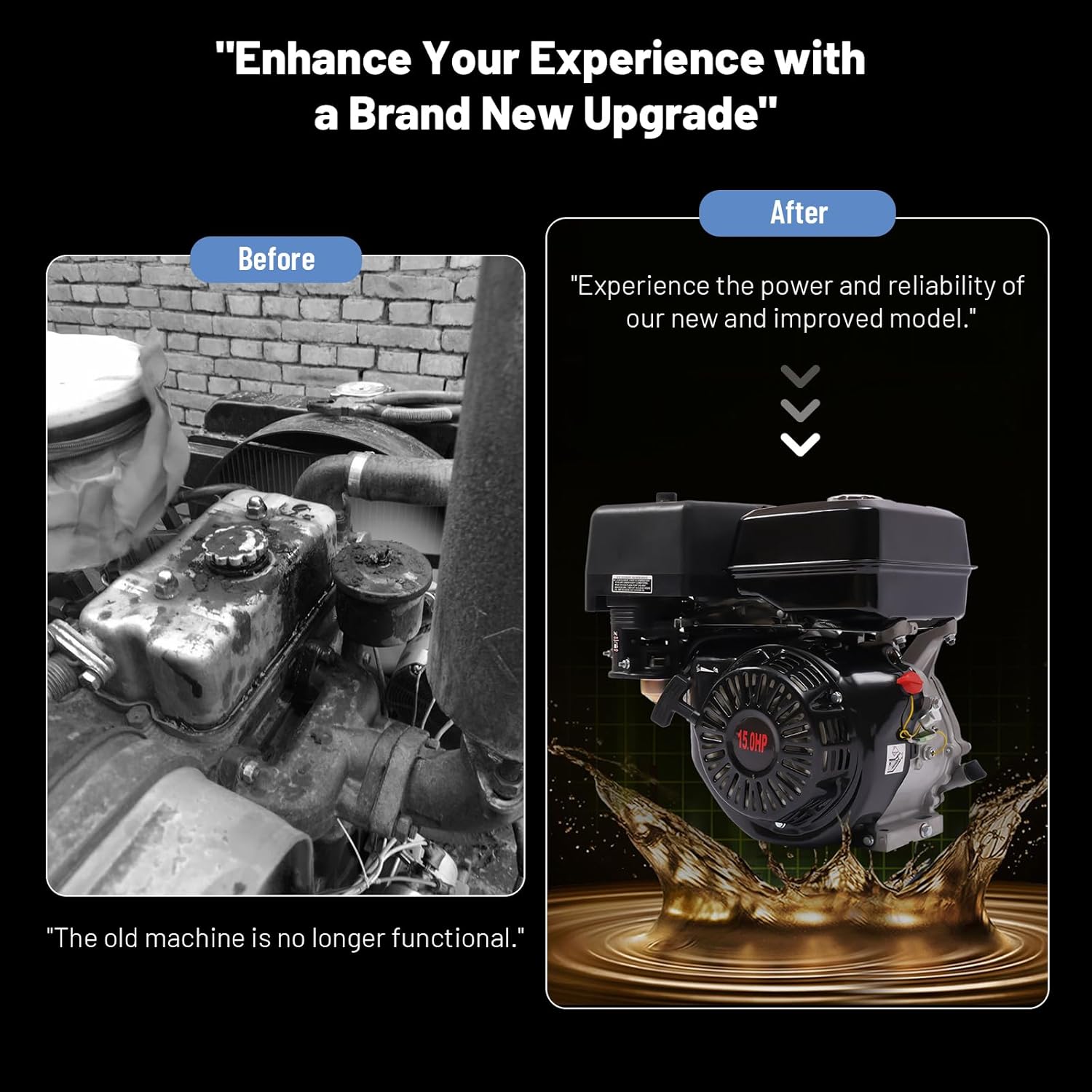 Go Kart Motor Engine Diesel Engine 3HP 196CC 4 Stroke Single Cylinder Air Cooled Diesel Motor Manual Recoil Start Horizontal Shaft Engine Go Kart Lawn Mower Generator Wood Splitter