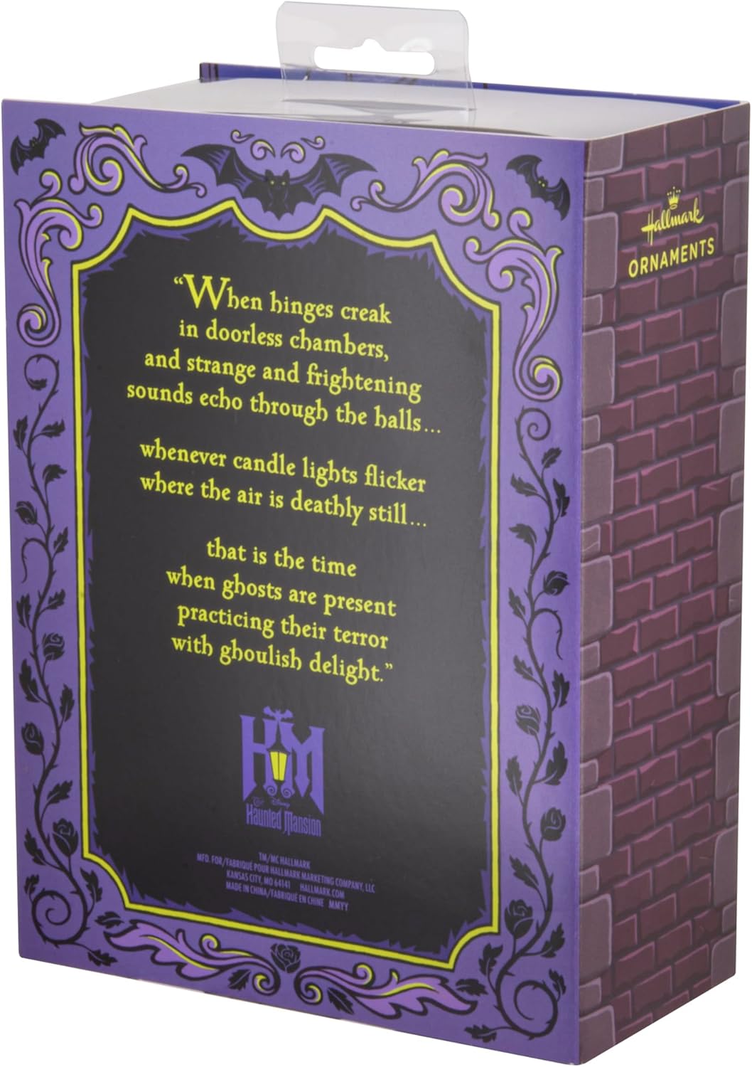 Hallmark Adornos de Navidad, Disney The Haunted Mansion Caretaker y adornos para perros, juego de 2, regalos para fanáticos de Disney
