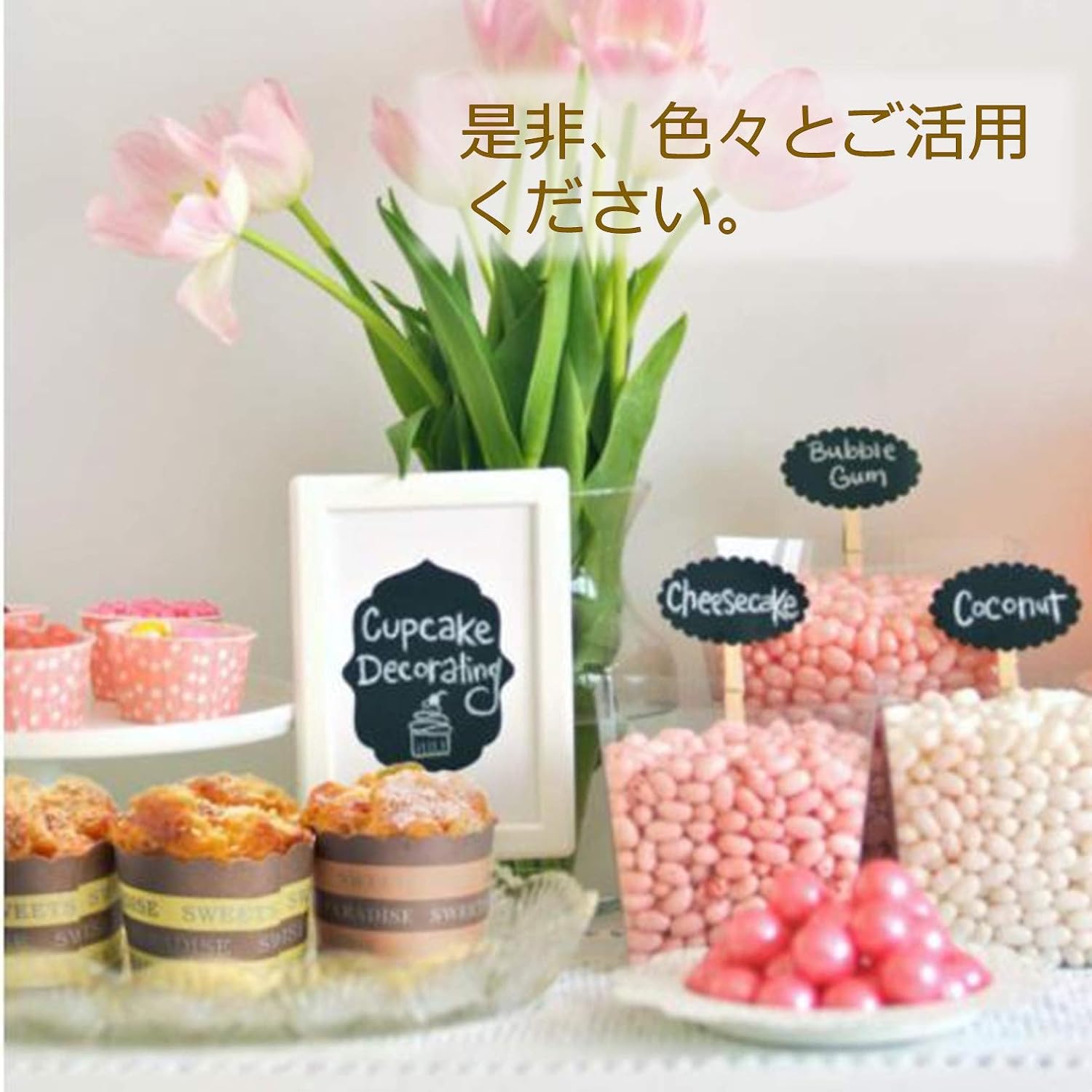 Cupcake Food Sample Item Model Display Fruit Pretend Play School Event Fruit Shop Realistic Photography Prop Decoration Ornament (Set of 6)