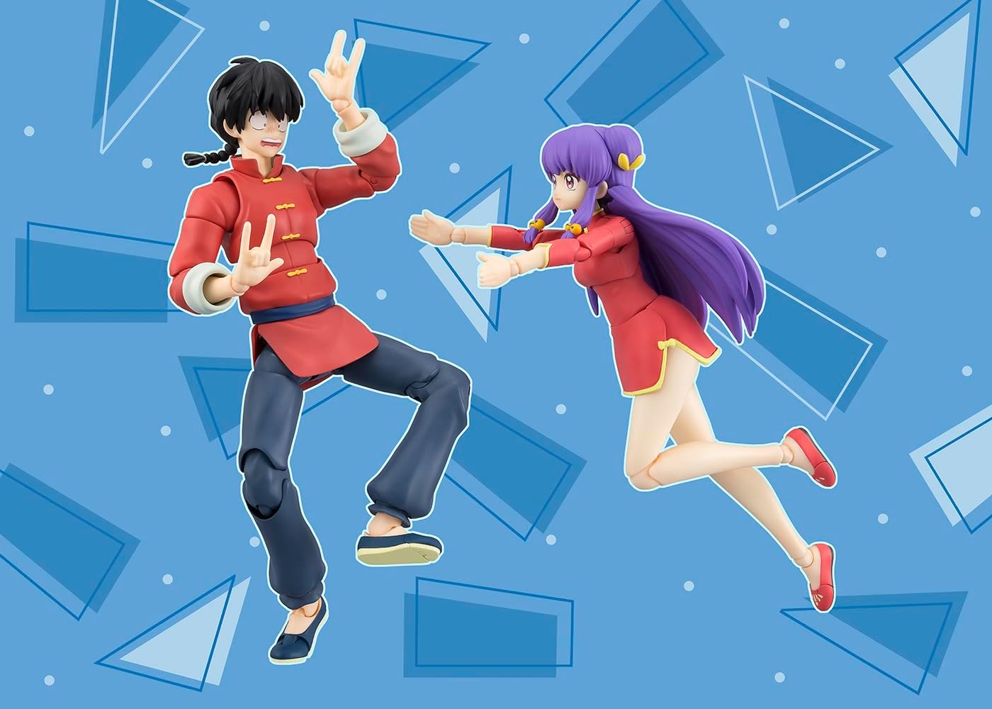 Tamashi Nations S.H. Figuarts Rama 1/2 Saotome Ranma, Approx. 5.5 inches (140 mm), PVC & ABS Pre-painted Action Figure