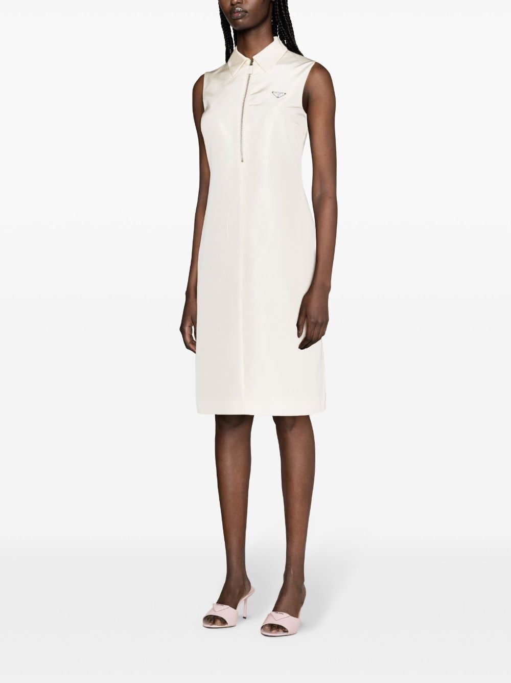 Prada プラダシルクミディポロドレス - Image 7