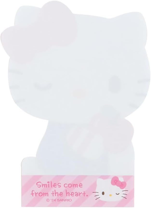 Sanrio 459135 Hello Kitty Character Shaped Memo, Kitty-chan, Hello Kitty, 4.5 x 3.3 x 0.3 inches (11.6 x 8.4 x 0.9 cm), Character