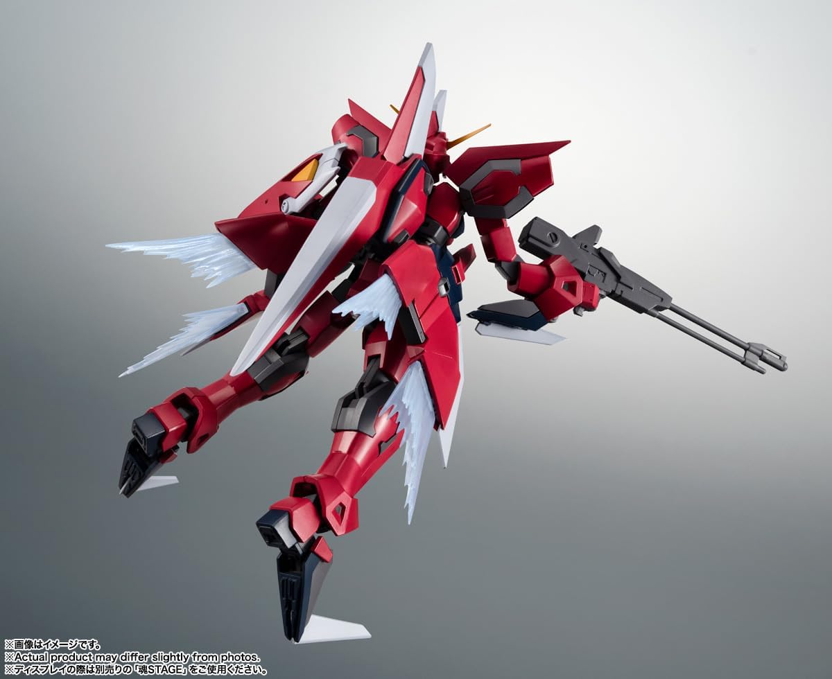 ROBOT SOUL Mobile Suit Gundam SEED GAT-X303 Aegis Gundam ver. A.N.I.M.E. Approx. 5.3 inches (135 mm), Made of PVC & ABS, Pre-painted Articulated Figurine