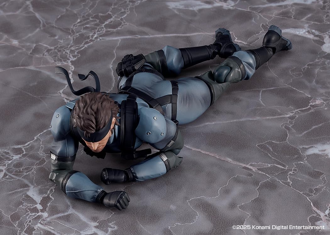 figma METAL GEAR SOLID2 SONS OF LIBERTY Solid Snake MGS2 Ver. Updated Edition, Non-Scale Plastic Pre-painted Action Figure