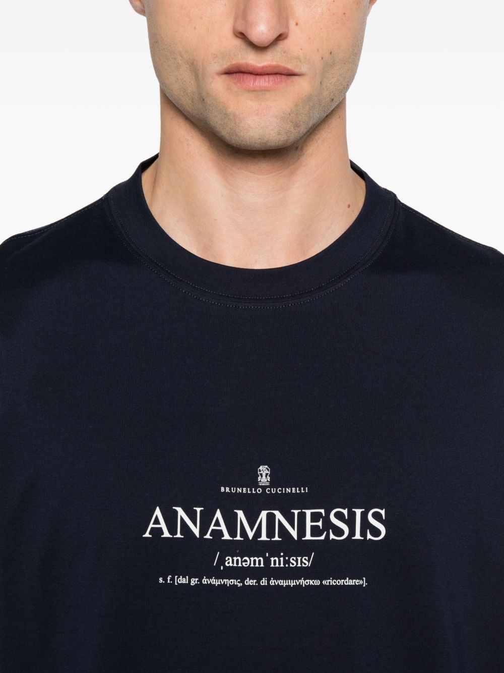 Brunello Brunello CucinelliプリントコットンTシャツ - Image 7