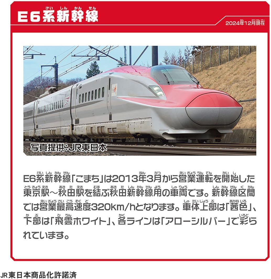 Takara Tomy Plarail E5 Shinkansen & E6 Shinkansen Gacha Gacha Link Set Train Toy Vehicle Set for Ages 3 and Up