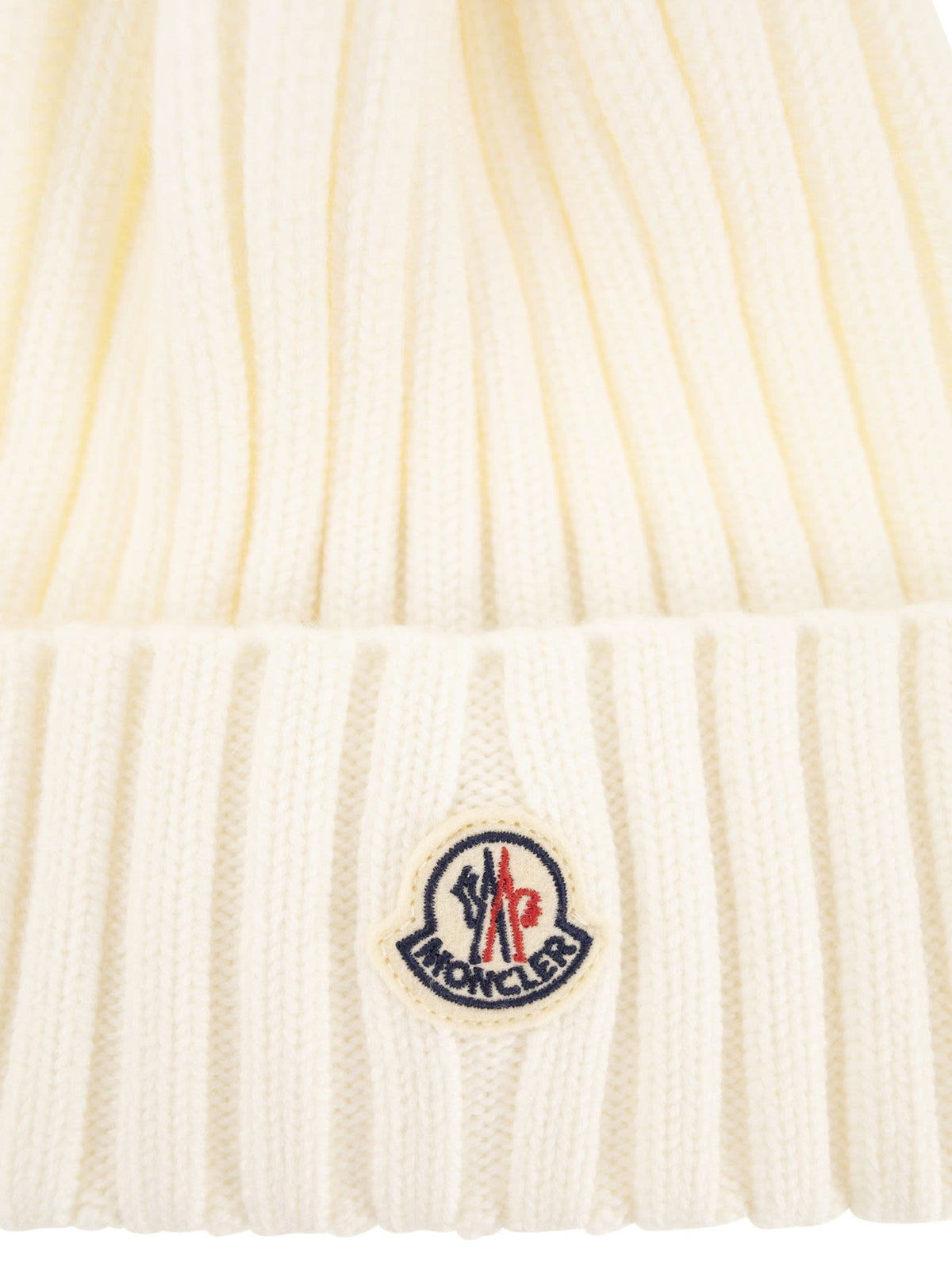 Moncler 合成pompomを備えたモンクレールウールキャップ - Image 7