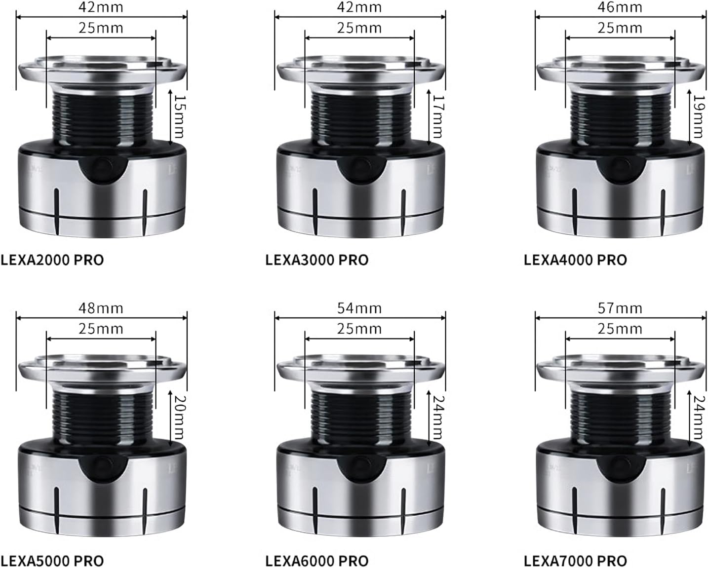 Spinning Reel, Saltwater Fishing, Freshwater Fishing, Far Toss Fishing, Deep Groove Aluminum Spool, 2000 to 7000 No