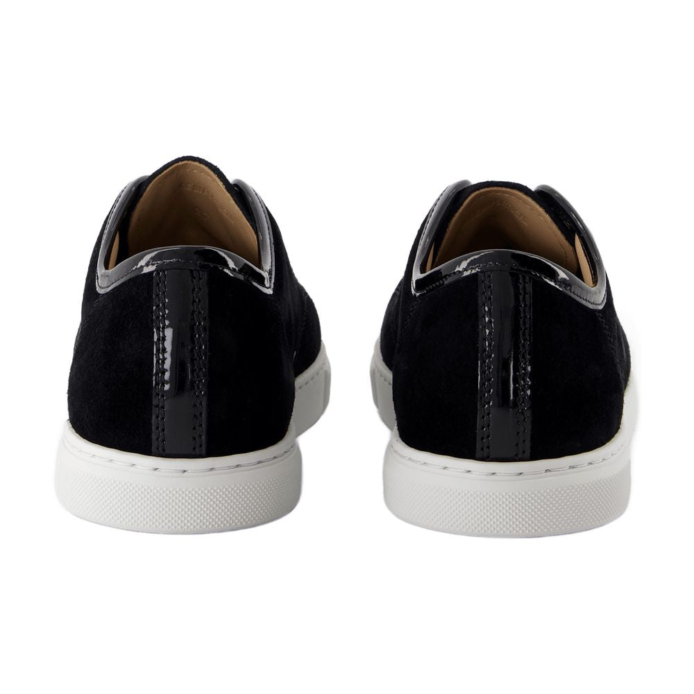 Lanvin DBB1スニーカーランビンレザーブラック - Image 7