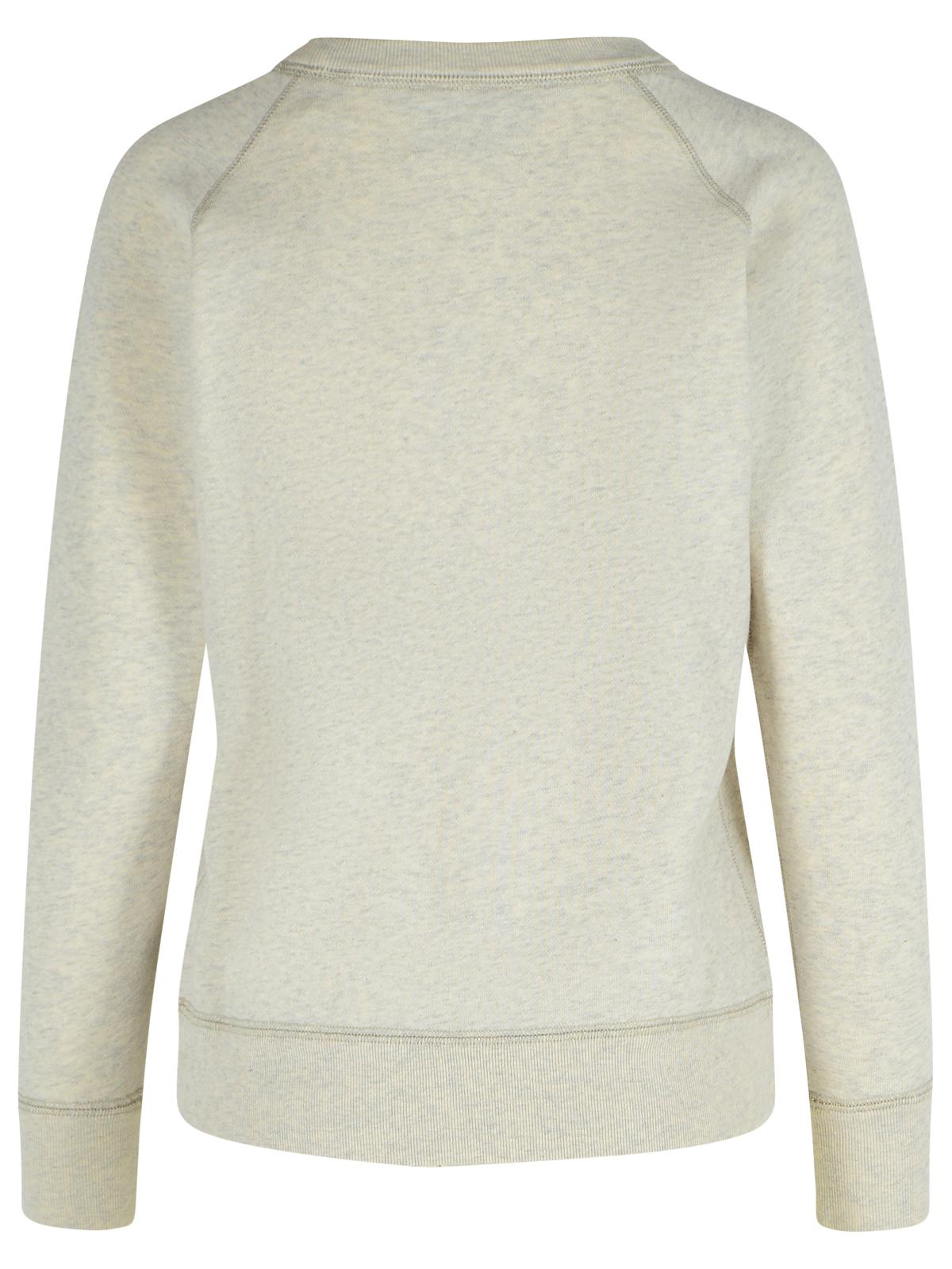 Marant イザベル・マラン・エトワイル「ミリーニー」 'Ecru'コットンブレンドスウェットシャツ - Image 7