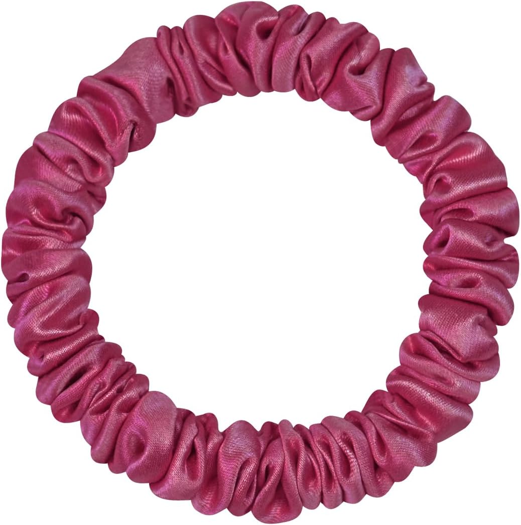 Utukky Silk Hair Rubber Silk Scrunchy Volume, Stylish, Adult 100% Natural Silk, 6A Class, Hair Accessories, Hair Accessories, Anti-Static, Gentle on Hair, Mature Gift, Set of 1