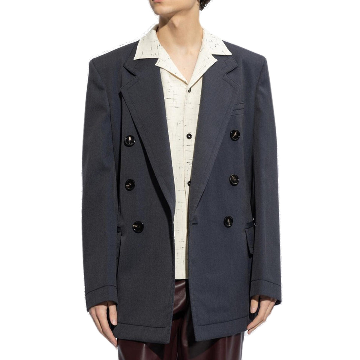 Bottega ボッテガベネタウールツイルブレザー - Image 7