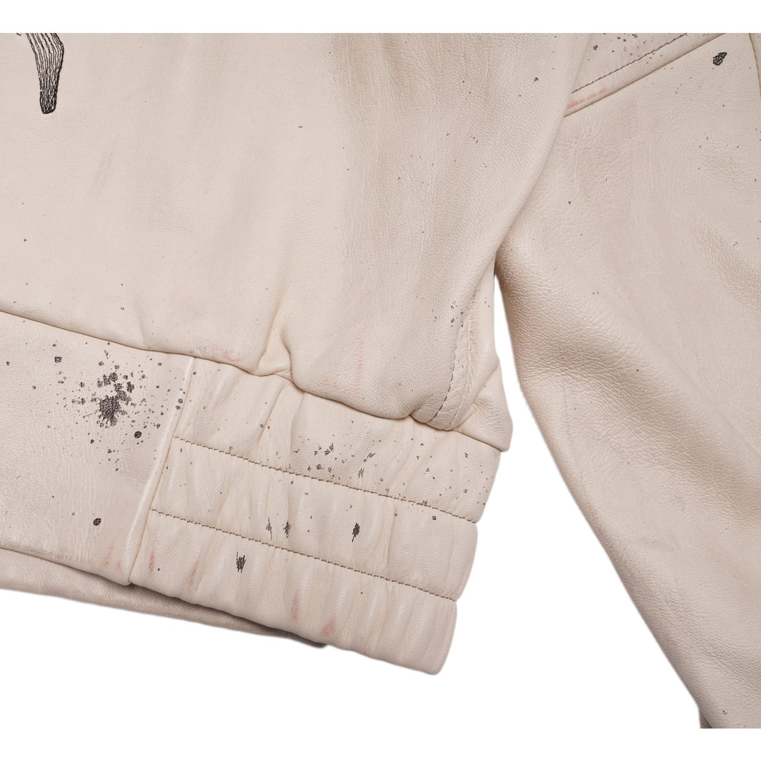 ENFANTS RICHES DÉPRIMÉS 'ARCANE 17' ZIP-UP LEATHER JACKET