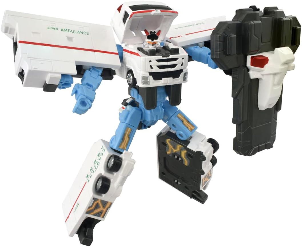 タカラトミー(TAKARA TOMY) トミカ ジョブレイバー TJBDX ハイパーレスキューブレイバー レッドサラマンダー＆スーパーアンビュランス DXセット ミニカー おもちゃ 3歳以上