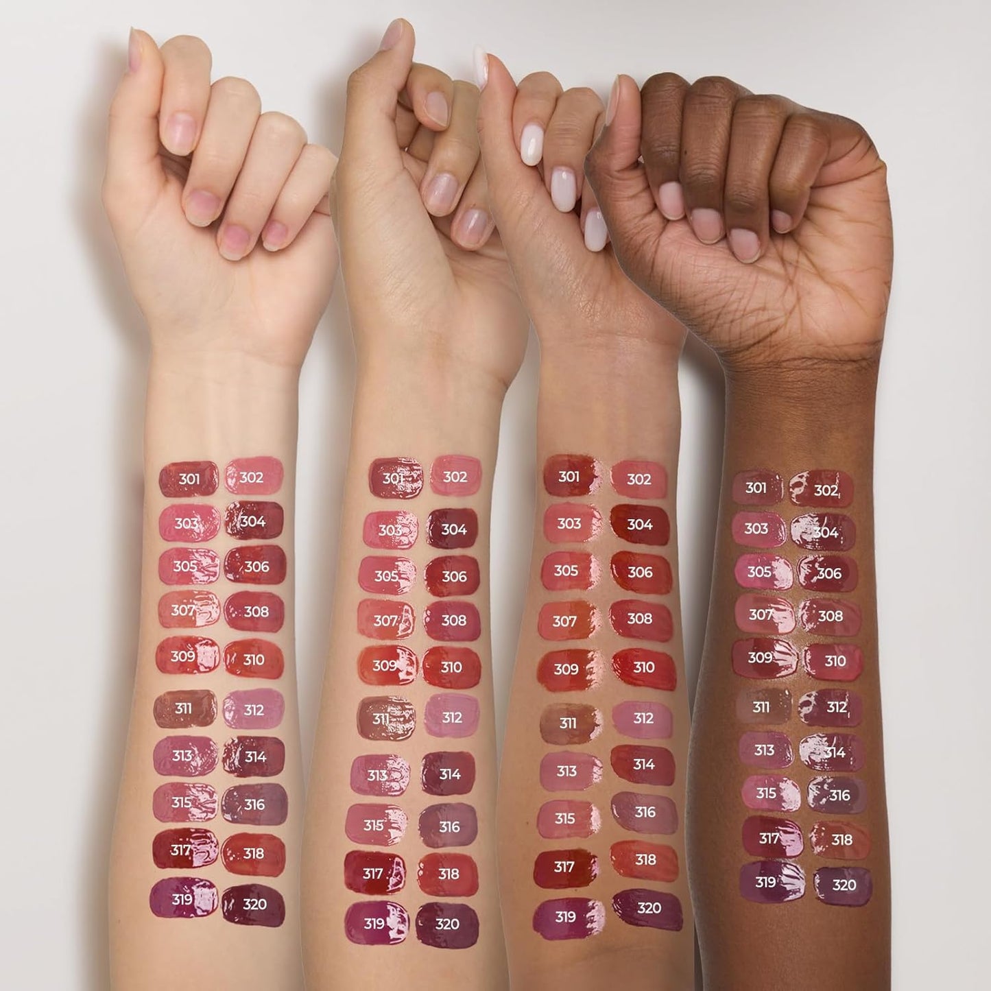 Laka Jelling Nude Gloss Mini, 1.9g/0.07oz, Aceite labial hidratante traslúcido sin manchas, no pegajoso, brillo nutritivo para un aspecto fresco y brillante, vegano, maquillaje de belleza limpia
