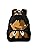 BAIYUAN Chip and Dale Rucksack, Stylish, Backpack, Lightweight, School, Travel, Multifunctional, Unisex, Celebration, Backpack, Cute, Anime, Goods, Character Gift, colorful