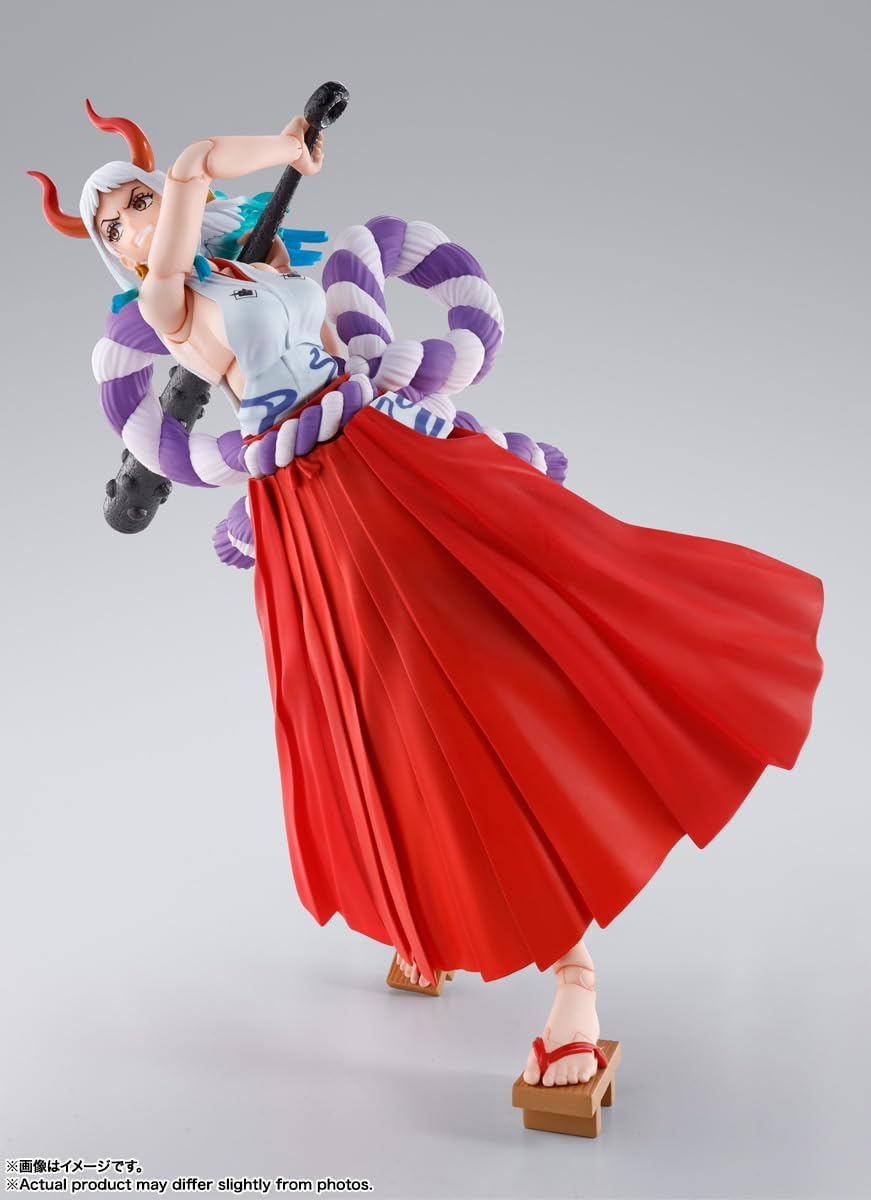 TAMASHII NATIONS S.H. Figuarts One Piece Yamato, Approx. 7.3 inches (185 mm), PVC & ABS, Pre-painted Action Figure