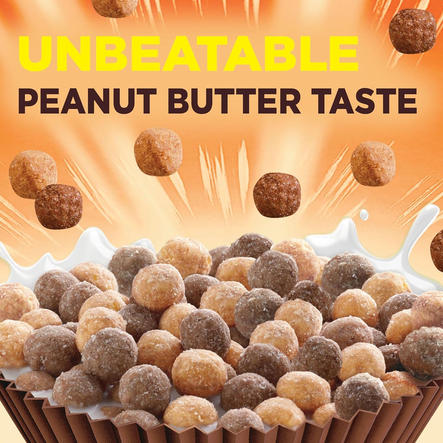 Reese's Puffs, Cereal de mantequilla de maní con chocolate, caja de 11.5 onzas (paquete de 2)