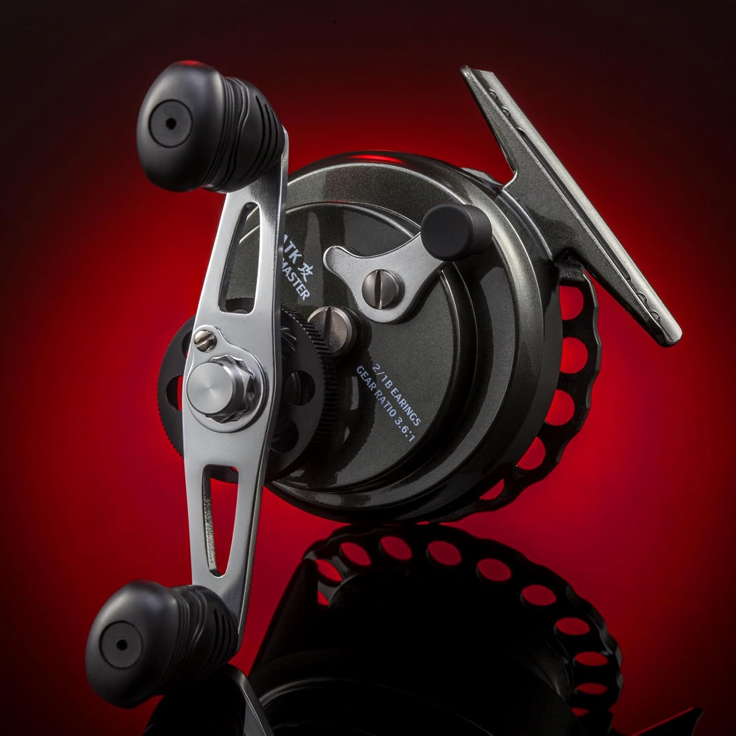 Chinu Reel, Raft Reel, Squid Reel, Cassette Fishing, Raft Fishing, Drop Gear Ratio, 3.6:1, Drag Force, 11.0 lbs (5 kg), Rock Fishing, Ice Fishing, Premium Lightweight, Left/Right Spool