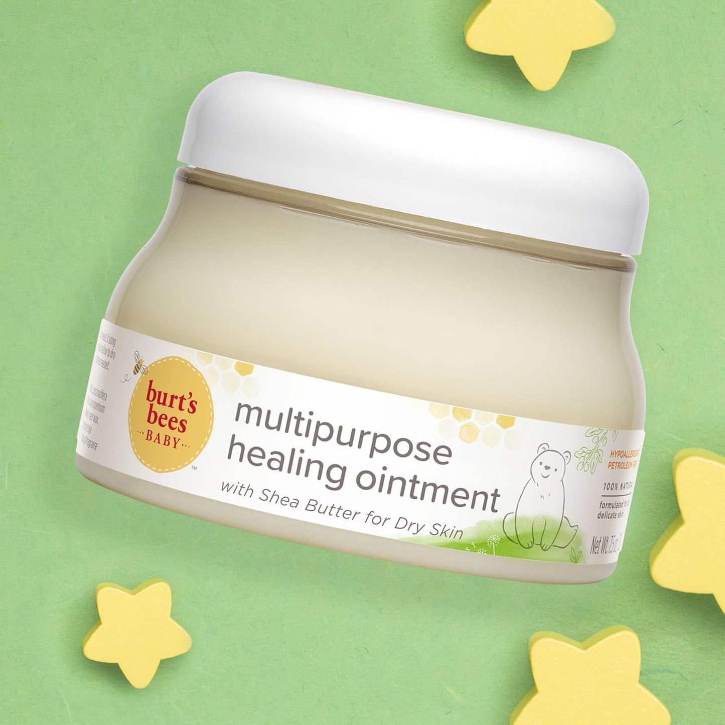 Burt 's Bees ungüento 100% natural multipropósito para bebé, 7.5 onzas (el paquete puede variar)
