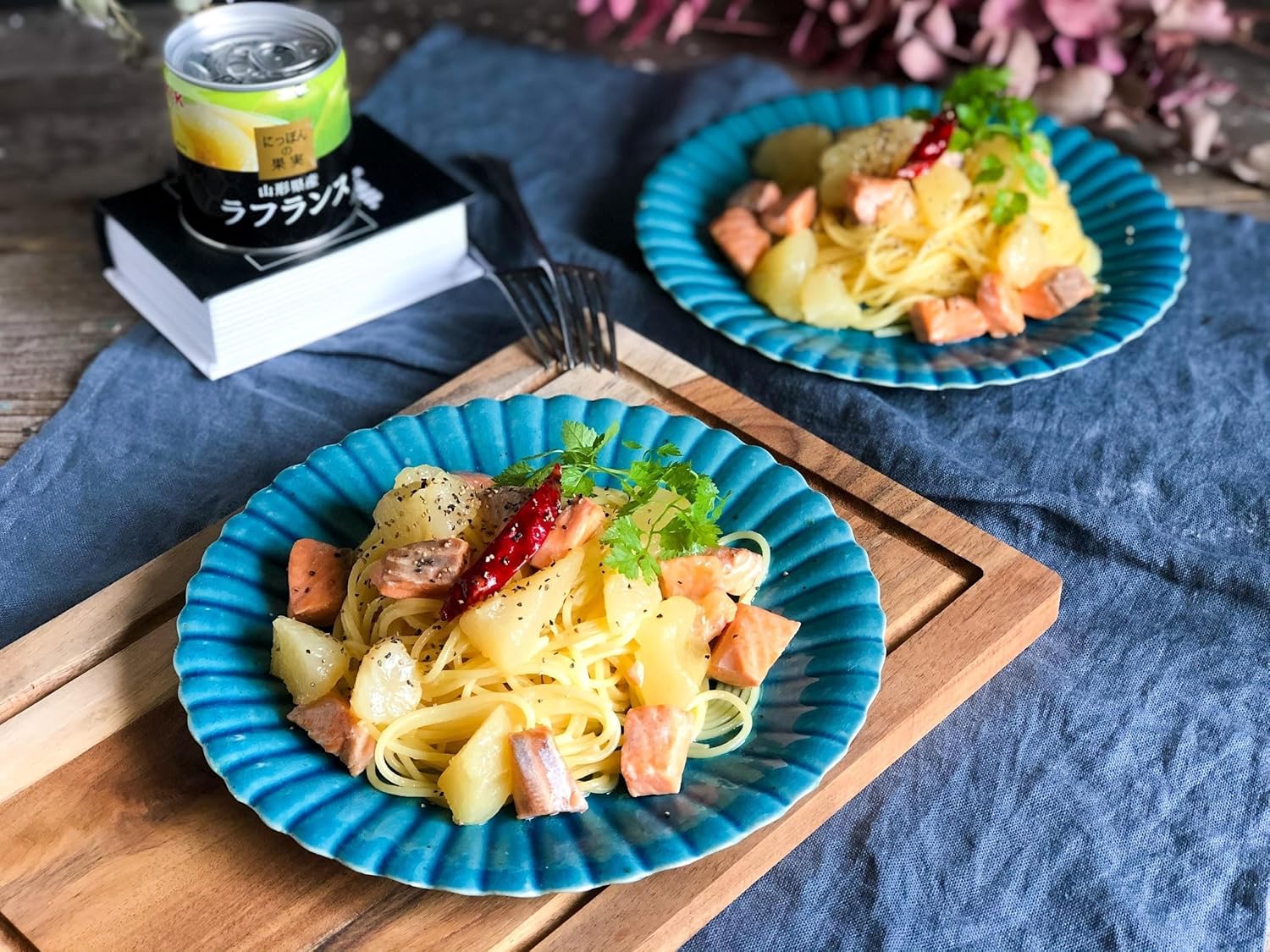 (Official) k&k Noodle Noodle Fruits, Produced in Yamagata Prefecture, LaFrance, 6.7 oz (195 g) x 3, Canned Fruits, Made in Japan