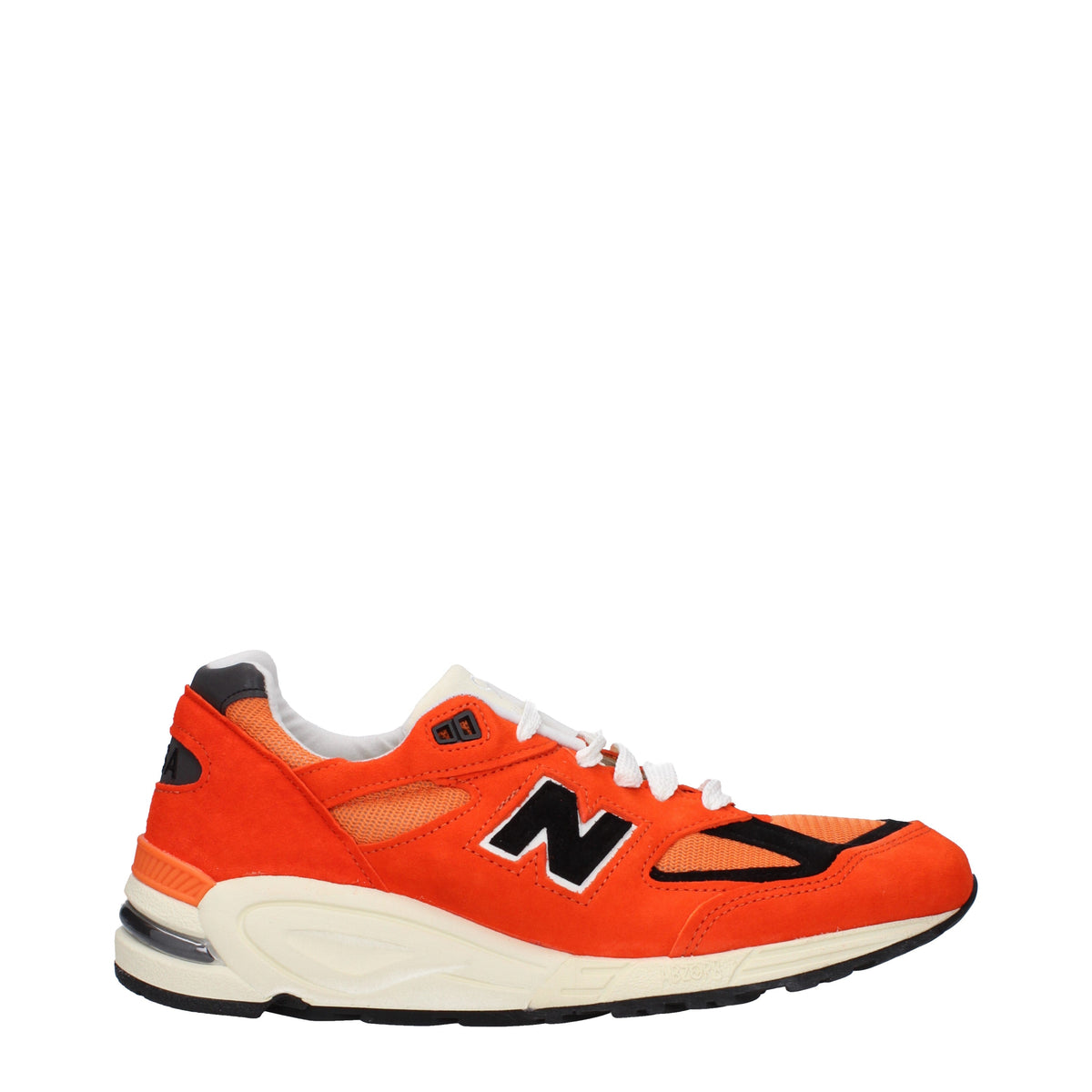 Designer Brand ニューバランススニーカー990メンズスエードオレンジ - Image 7