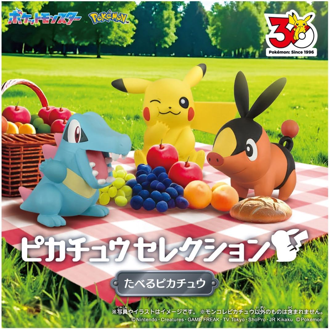 Takara Tomy Pokemon 30th Anniversary Moncolle Pikachu Selection Taking Pikachu | ポケモン30周年記念