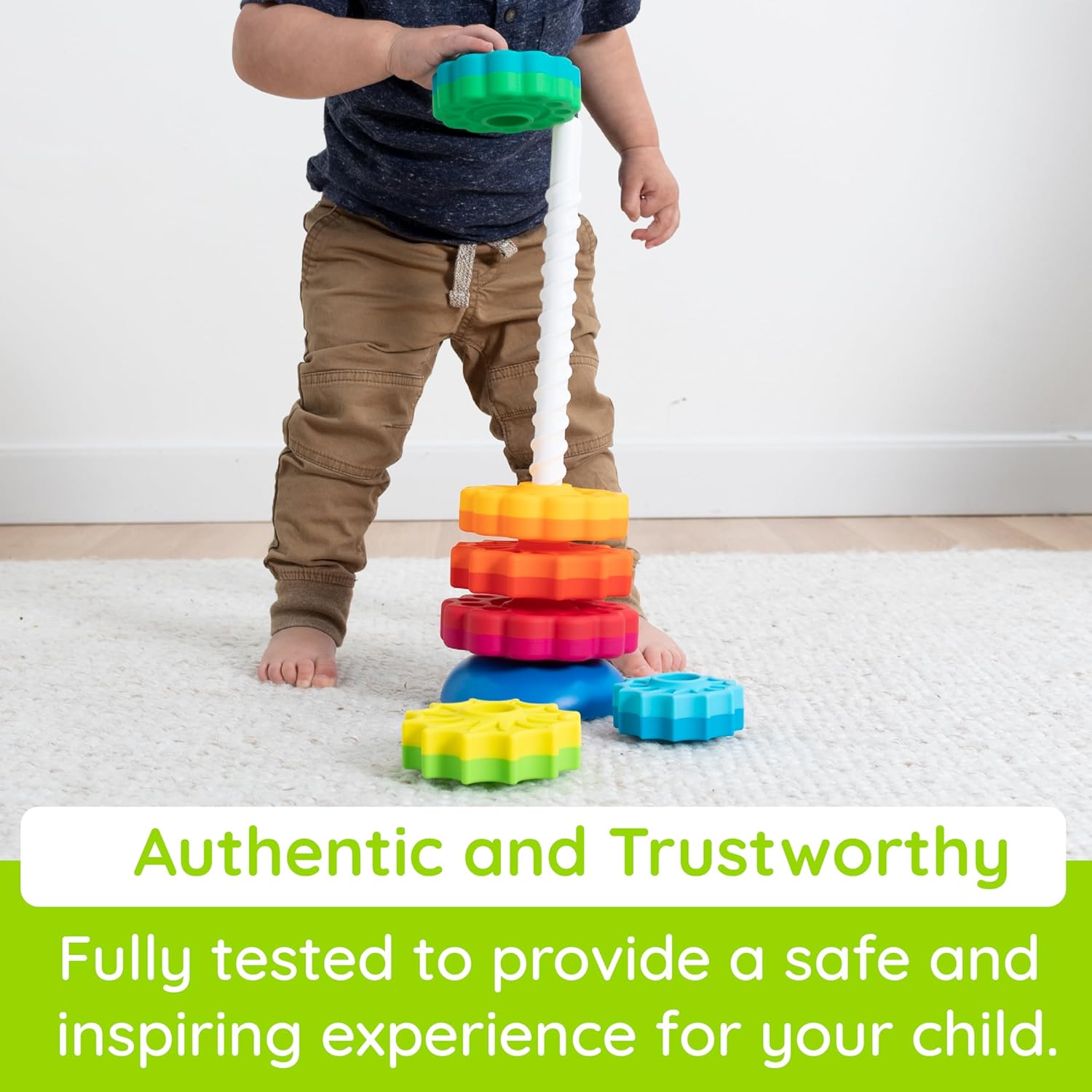 ファットブレイン(Fat Brain Toys) スピンアゲイン 知育玩具 13X42cm FA110-1 正規品