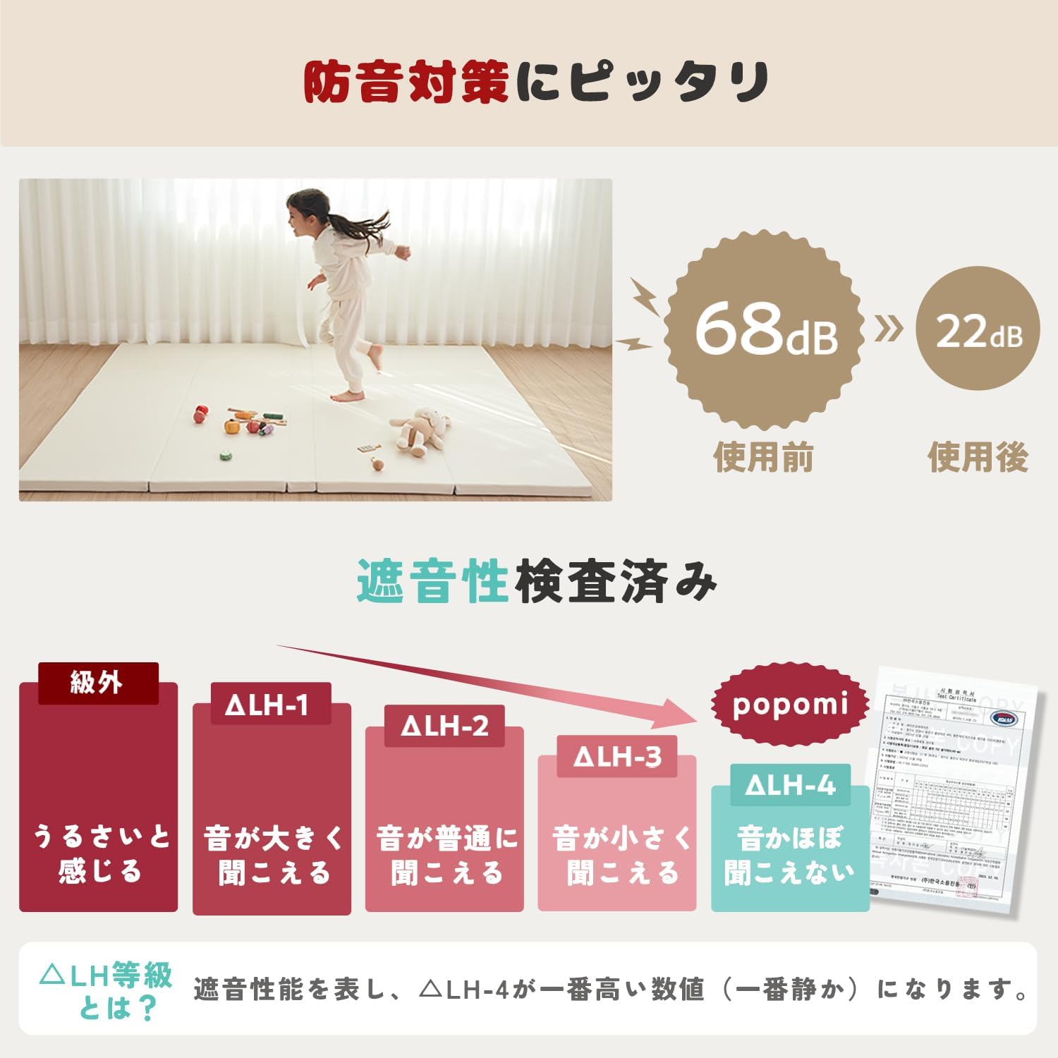 Popomi Clean Antibacterial Play Mat