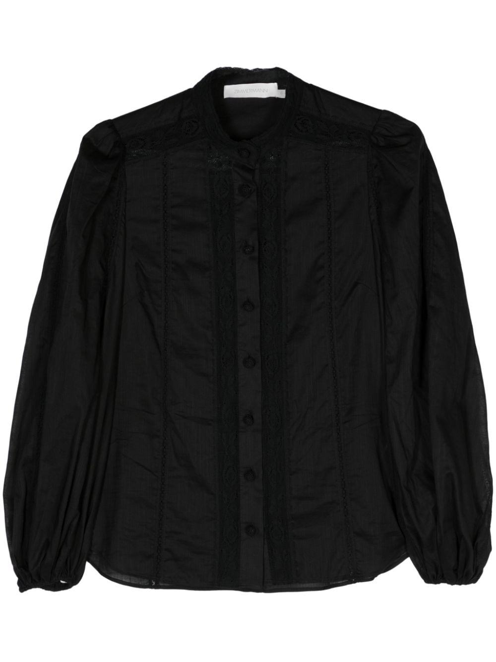 Zimmermann ZIMMERMANN LACE TRIMディテールシャツ - Image 7